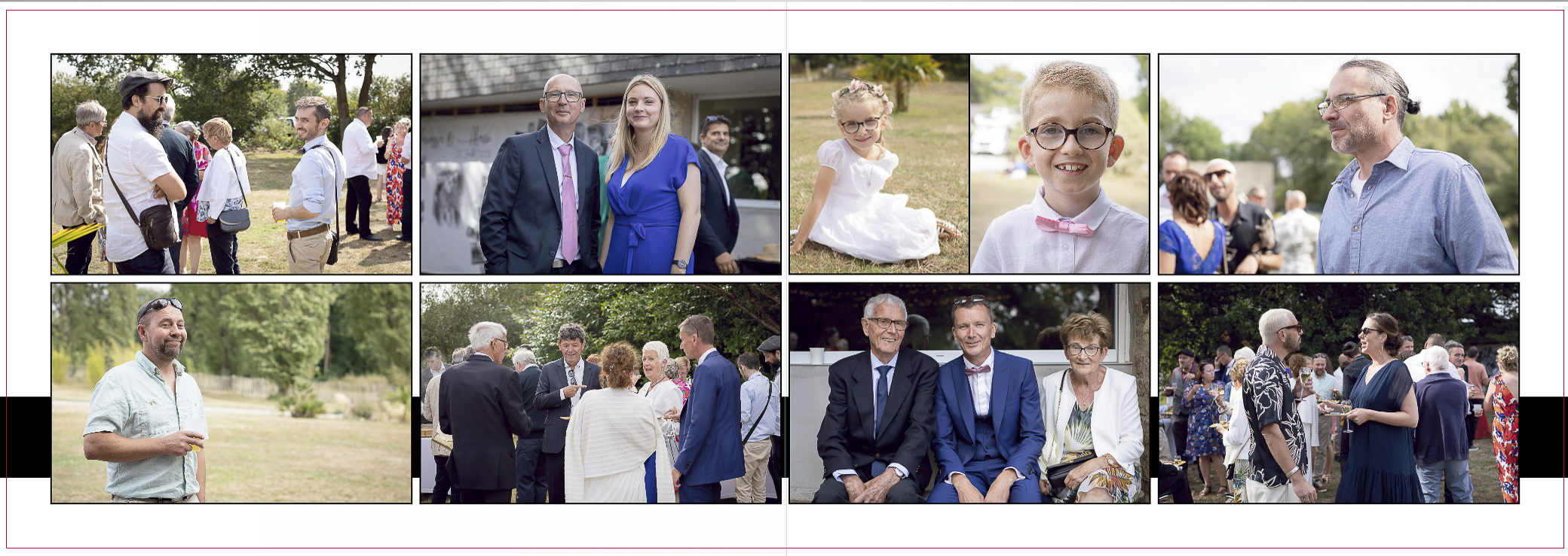 Le cocktail lors d'un reportage de mariage dans le Morbihan