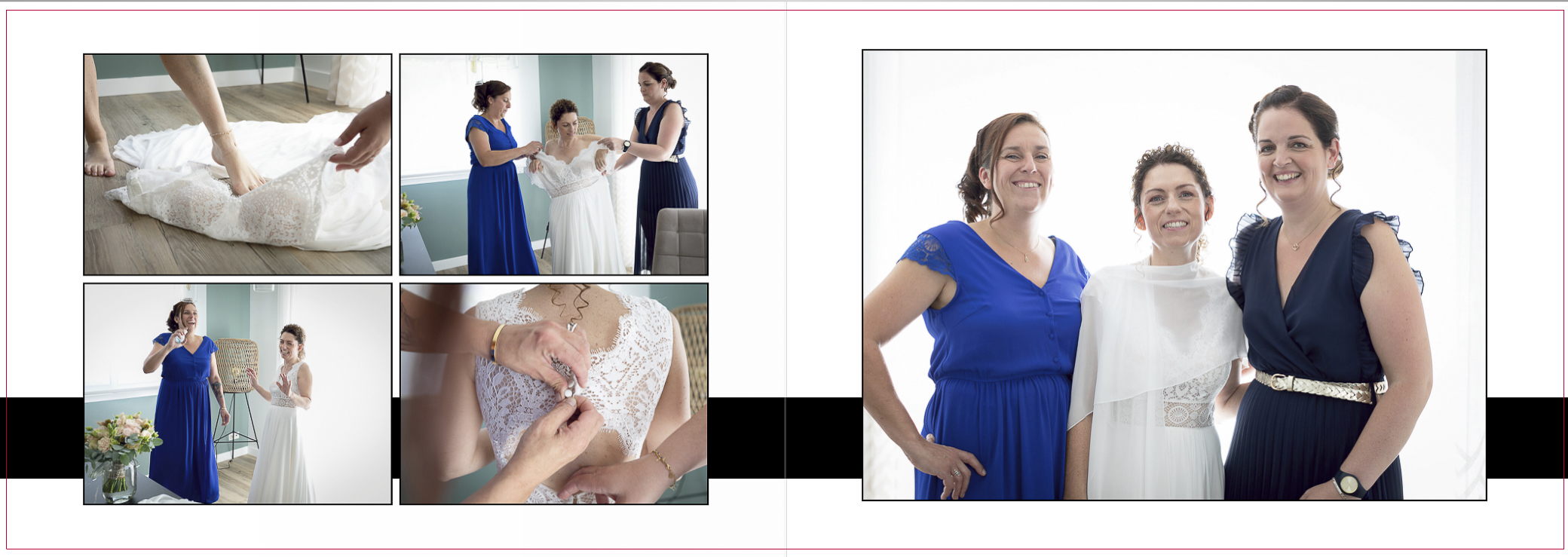 Les préparatifs de la mariée lors d'un reportage mariage dans le Morbihan